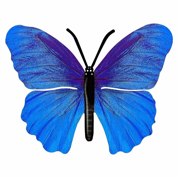 Next Innovations Blue Haze Small Butterfly Wall Art 101410078-BLUEHAZE